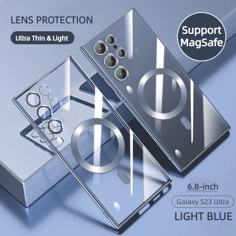 Przezroczysta luksusowa pokrywa magnetyczna dla Samsunga