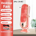 Przenośny mini klimatyzator z ładowaniem USB – 5 prędkości i 720° obrotu | Karnz