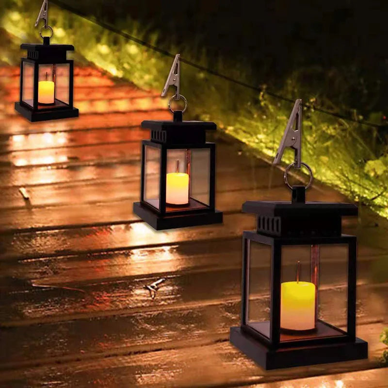 Lampion LED zasilany energią słoneczną – Odporna na warunki atmosferyczne lampa zewnętrzna do ogrodu i na taras | Karnz