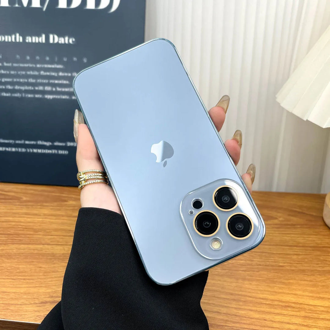 Elico Lakierowany Matowy Akryl Hartowane Szkło Etui Ochronne iPhone