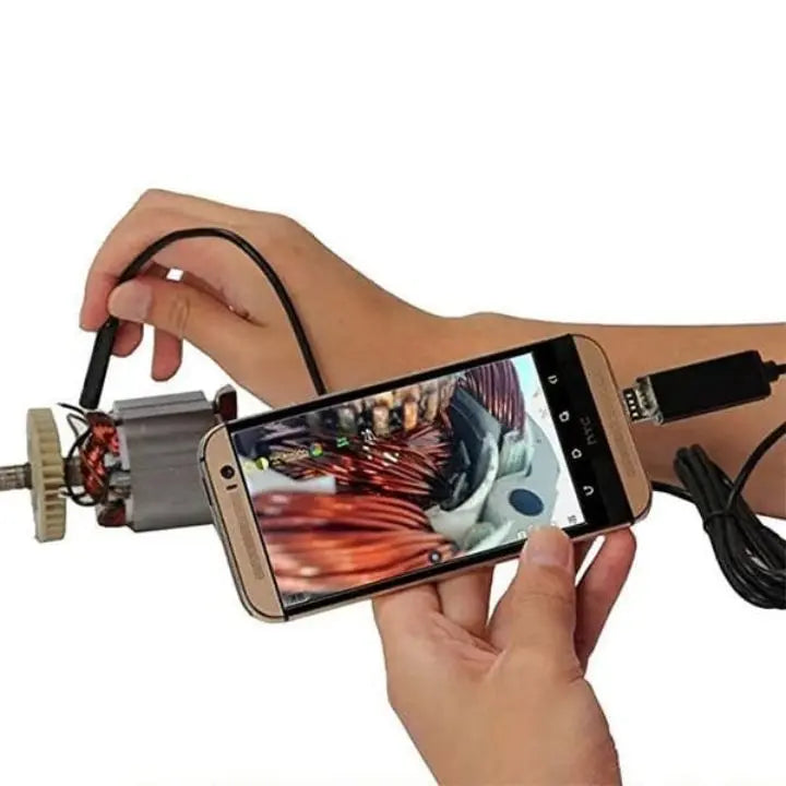 3-w-1 USB Endoskopkamera – Wodoodporna, Elastyczna z 6 diodami LED