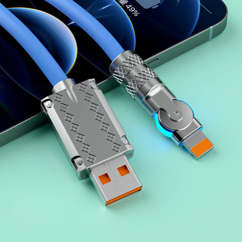 Karnz | 180° Anti-Break Szybkie Ładowanie Kabel Danych (120W)