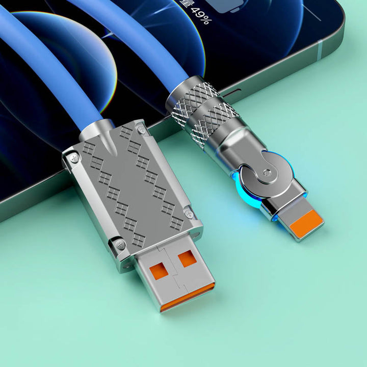 Karnz | 180° Anti-Break Szybkie Ładowanie Kabel Danych (120W)