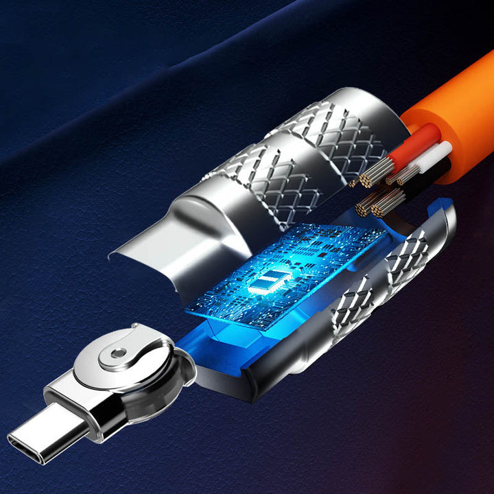Karnz | 180° Anti-Break Szybkie Ładowanie Kabel Danych (120W)