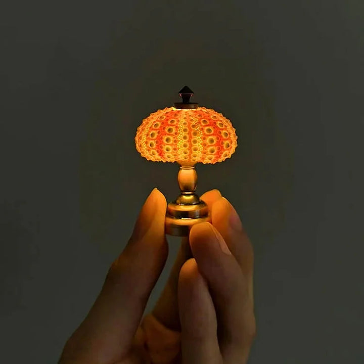 LumiCraft – Unikalna lampa stołowa DIY z naturalną muszlą dla przytulnej atmosfery