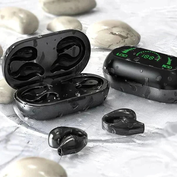 Bezprzewodowe słuchawki Bone Conduction z klipsem na ucho