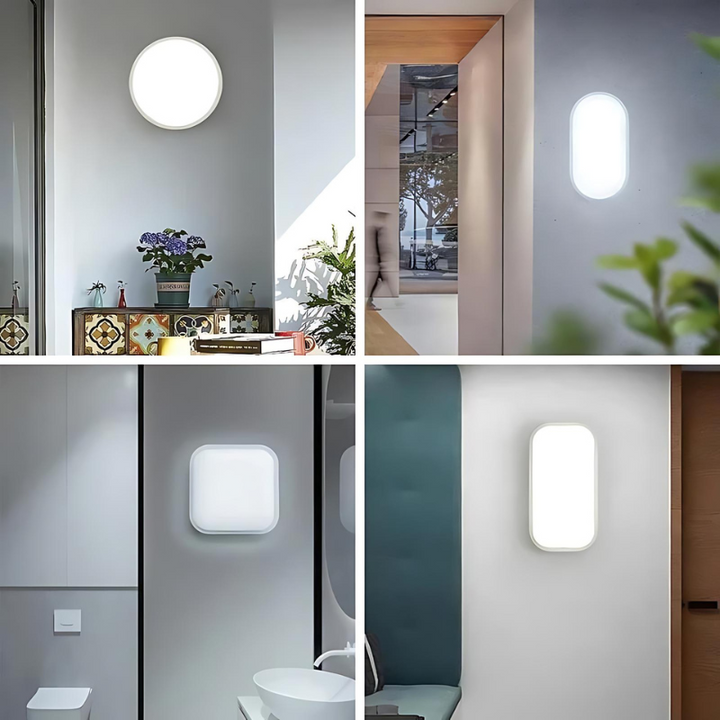 Odporna na wilgoć lampa LED ścienna o nowoczesnym designie do użytku zewnętrznego