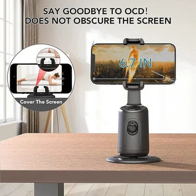 📸360° Obrót Smart Auto Śledzenie Twarzy Uchwyt
