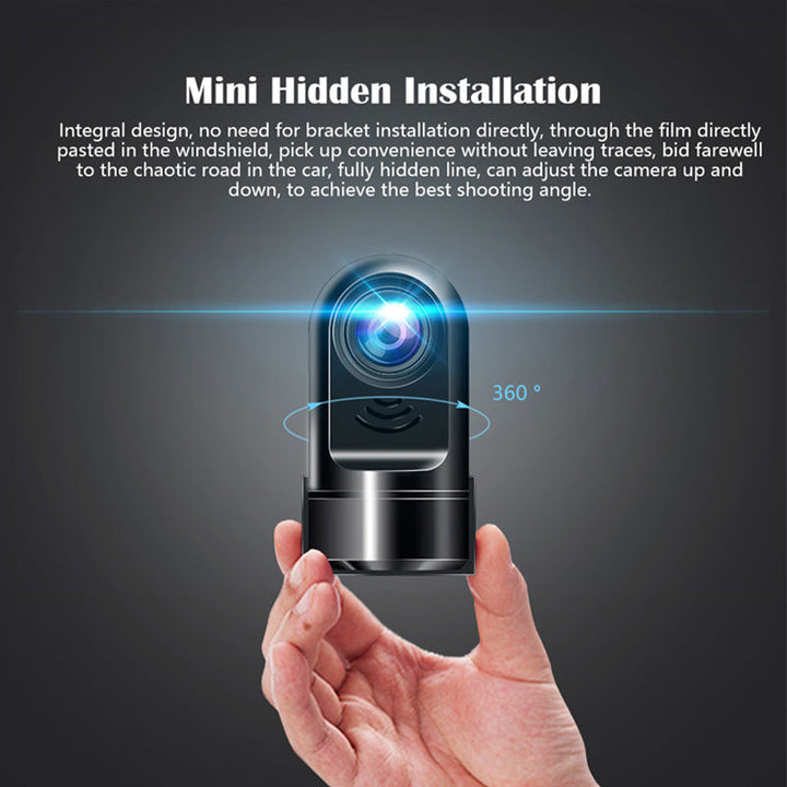 1080P HD Mini ADAS Kamera samochodowa z funkcją obrotu 360°