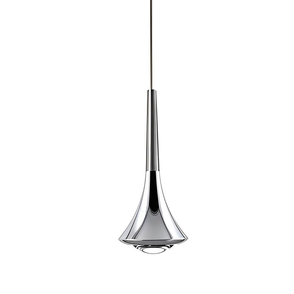 Nowoczesna lampa wisząca LED w kształcie kropli – Regulowany metalowy żyrandol do salonu, sypialni i jadalni | Karnz
