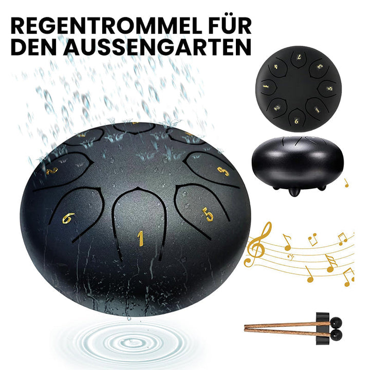 Bęben deszczowy jako instrument ogrodowy | Karnz