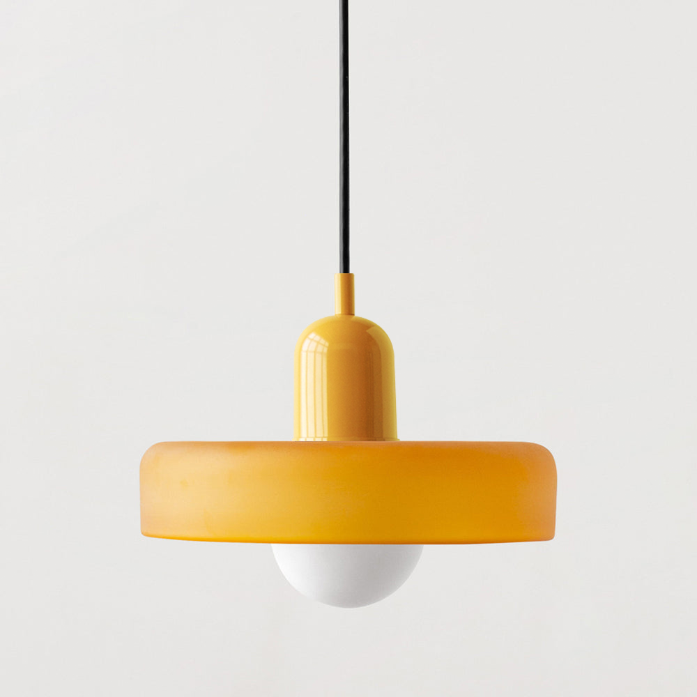 Kolorowa szklana lampa wisząca - BauLume | Karnz