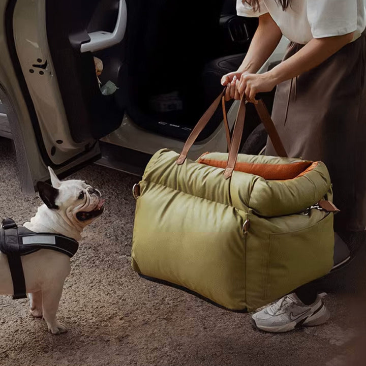 Faux-Leder Hunde Booster Bett – Stylowe, Bezpieczne i Wygodne | Karnz