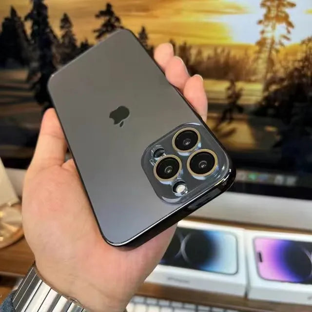 Elico Lakierowany Matowy Akryl Hartowane Szkło Etui Ochronne iPhone