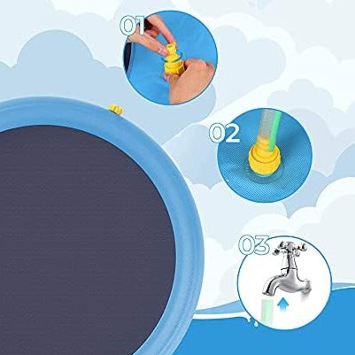 SplashPaws™ | Poduszka z kurtyną wodną dla zwierząt