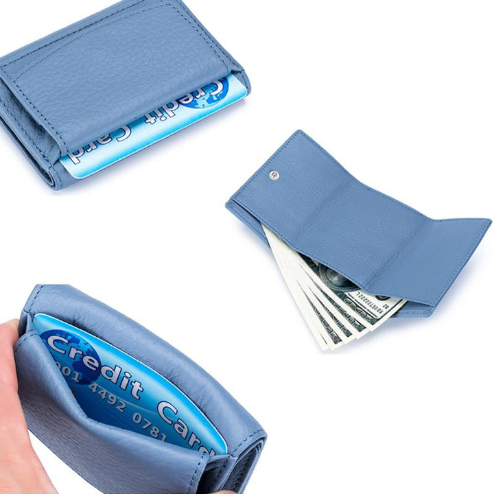Ręcznie robiony portfel RFID z miękkiej skóry | Karnz