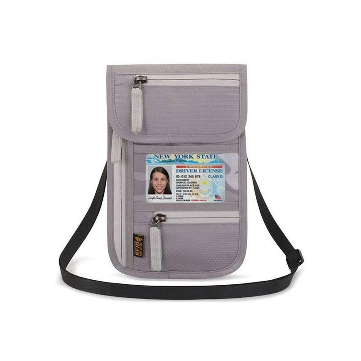 Portfel podróżny z blokadą RFID