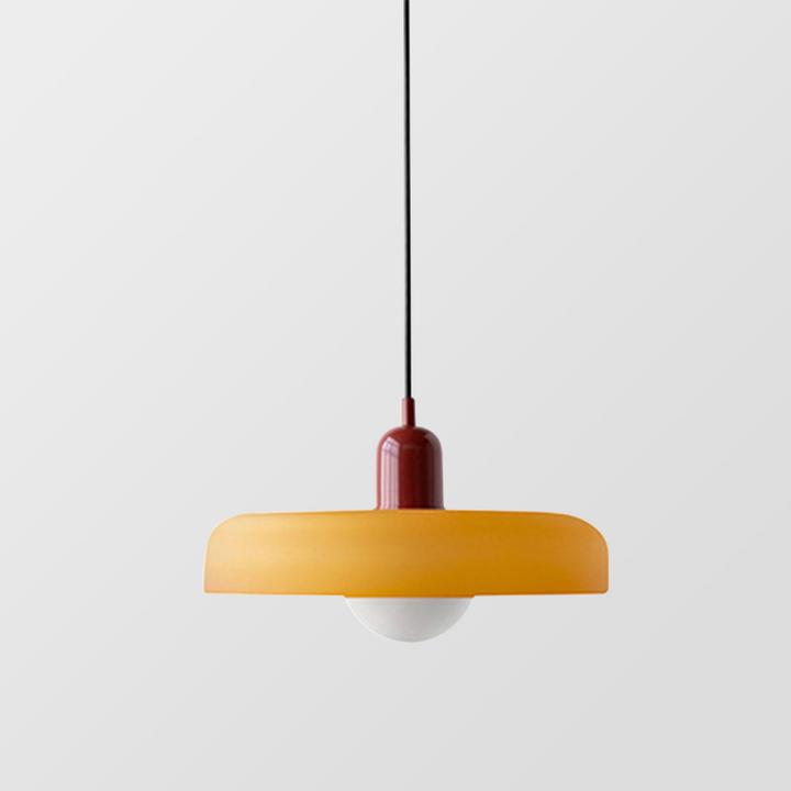 Kolorowa lampa wisząca w stylu Bauhaus - StiloGlas | Karnz