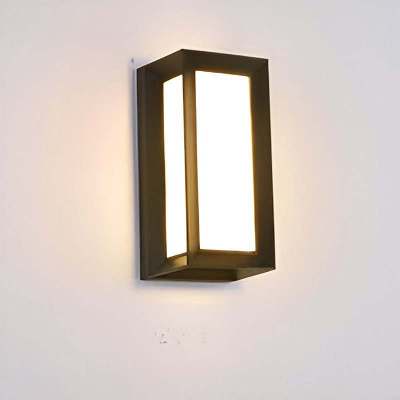 Wodoodporna zewnętrzna lampa LED z czujnikiem ruchu