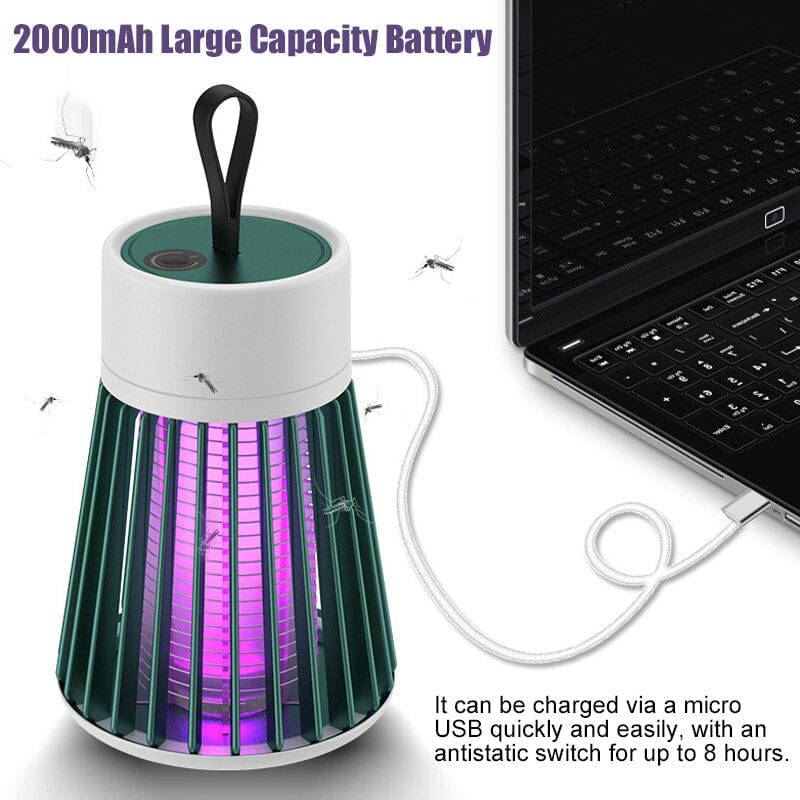 🦟USB ładowalna lampa na komary i muchy🚫
