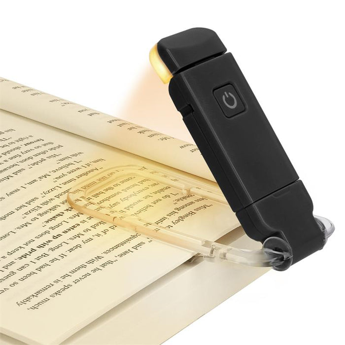 LED USB ładowalna lampka do czytania z regulacją jasności, ochrona oczu
