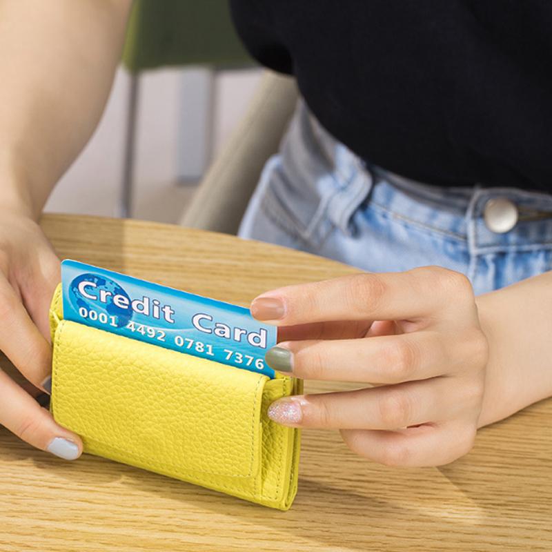 Ręcznie robiony portfel RFID z miękkiej skóry | Karnz
