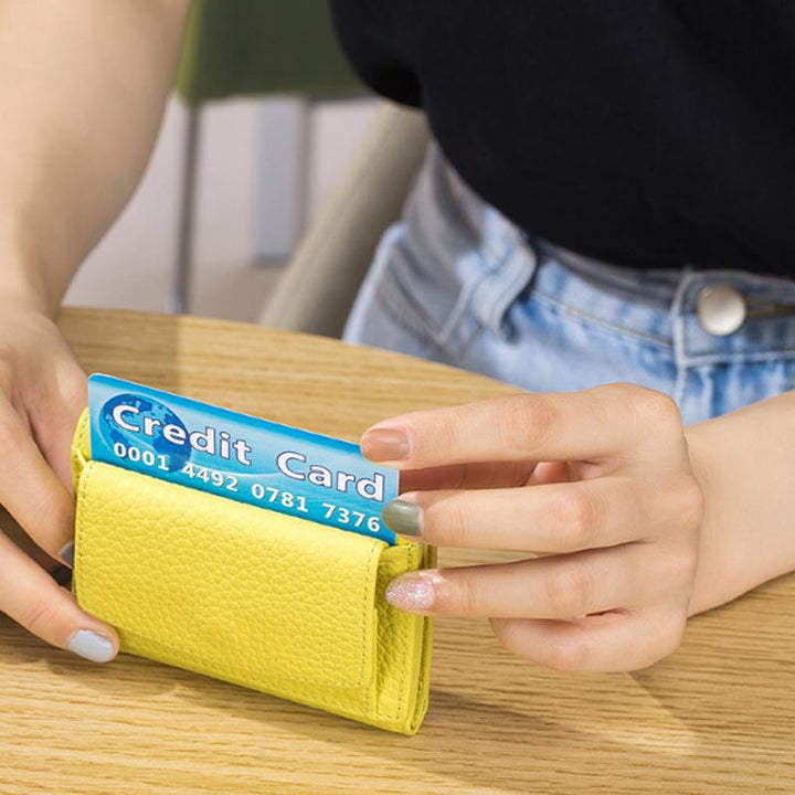 Ręcznie robiony portfel RFID z miękkiej skóry | Karnz