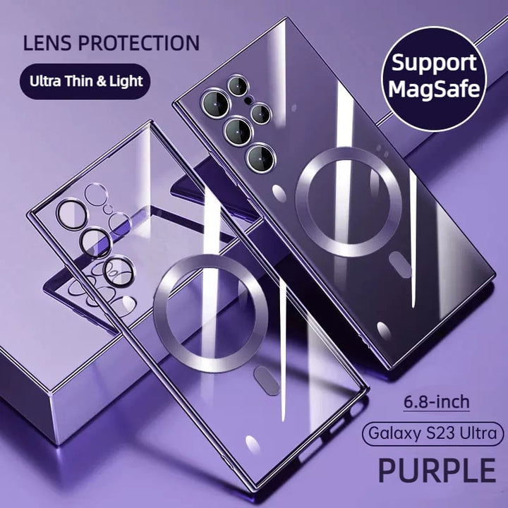 Przezroczysta luksusowa pokrywa magnetyczna dla Samsunga