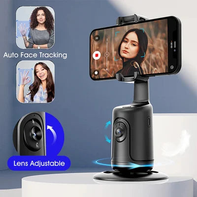 📸360° Obrót Smart Auto Śledzenie Twarzy Uchwyt