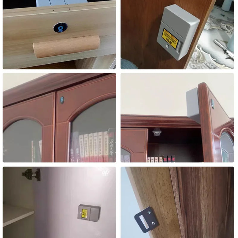 Elektroniczny zamek do szafek DIY do drewnianych szuflad | Karnz