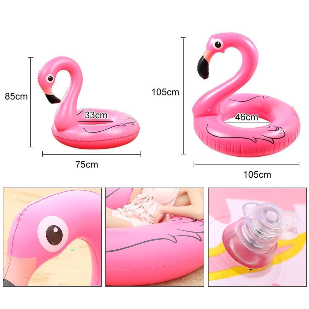 Nadmuchiwany flamingowy koło do pływania