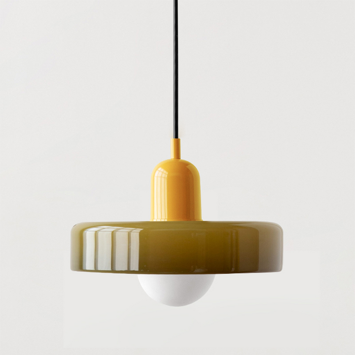 Kolorowa szklana lampa wisząca - BauLume | Karnz