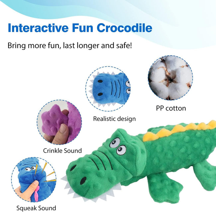 Sandsberg Krokodyl Pluszowa Zabawka dla agresywnych żujących 🐊