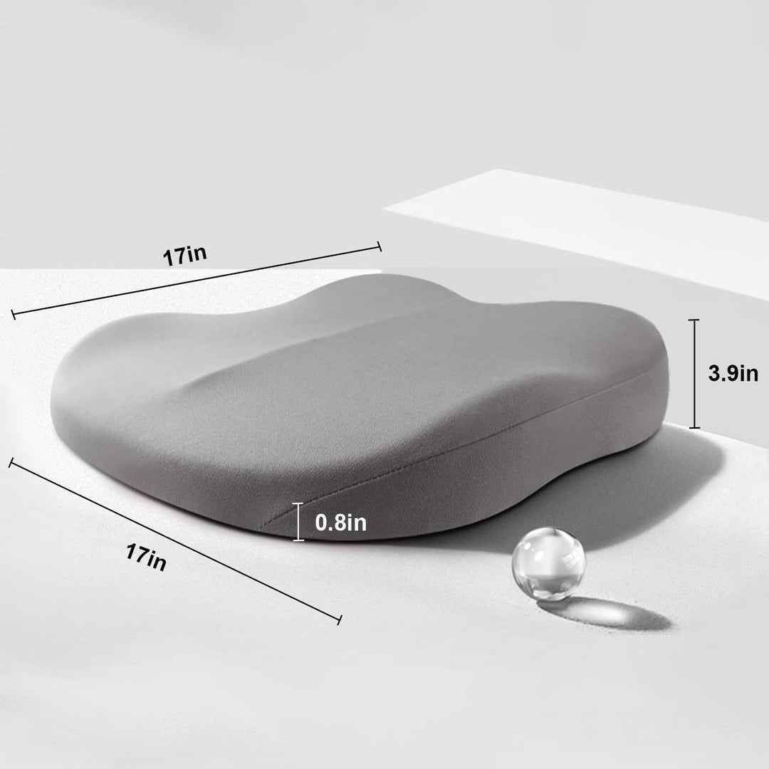 SitComfort Ergonomiczne Poduszka Siedząca do Samochodu i Biura – Lepsza Wysokość Siedzenia i Postawa | Karnz