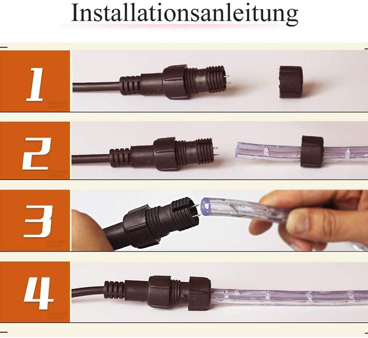LED Lichterschlauch IP44 z timerem 10m-50m | Karnz