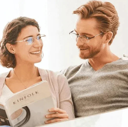 Postępowe okulary do czytania o wysokiej twardości i filtrze anty-niebieskim do użytku w dal i blisko