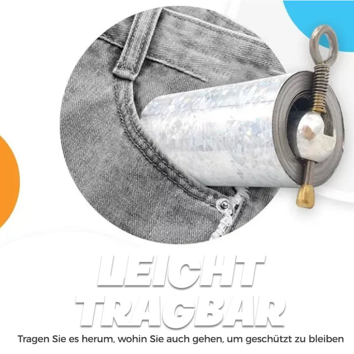 Przenośny metalowy kij do samoobrony i sztuki magicznej