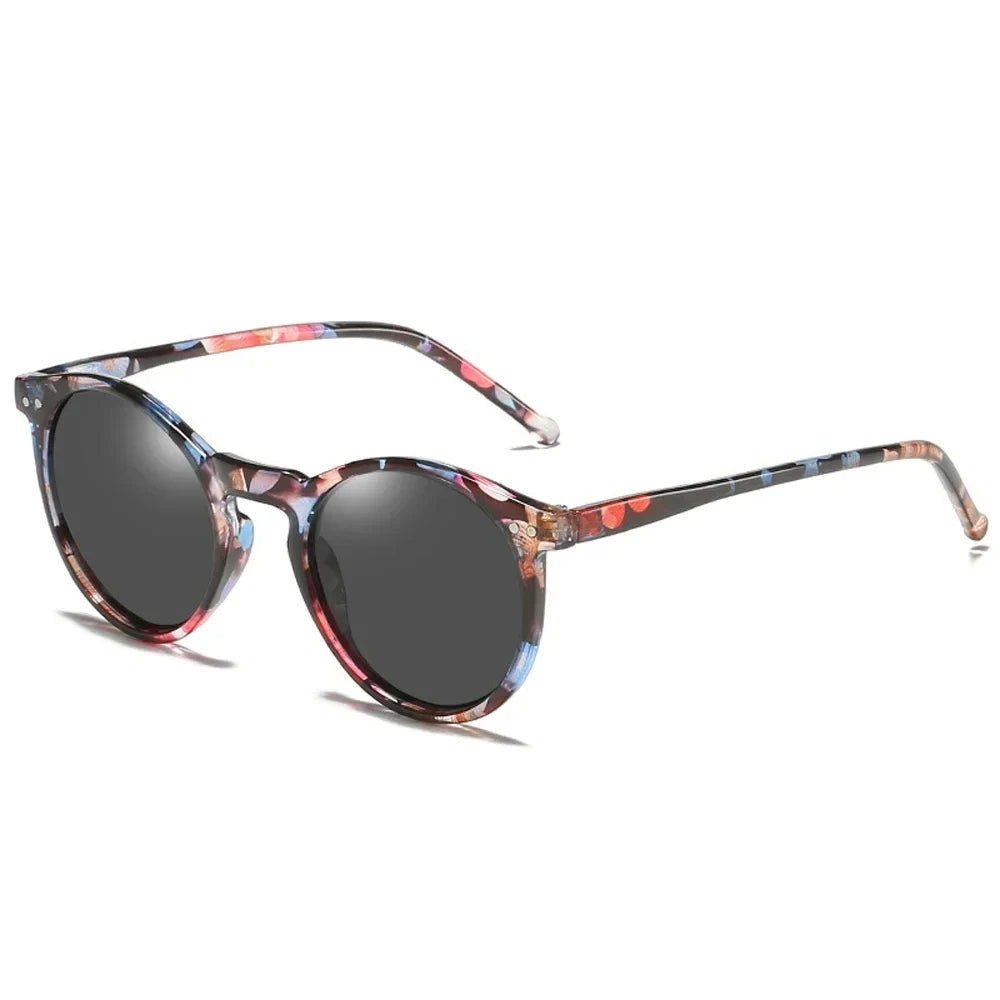 Aldrick Shades – Retro Okrągłe Okulary Przeciwsłoneczne