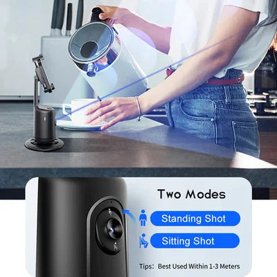 📸360° Obrót Smart Auto Śledzenie Twarzy Uchwyt