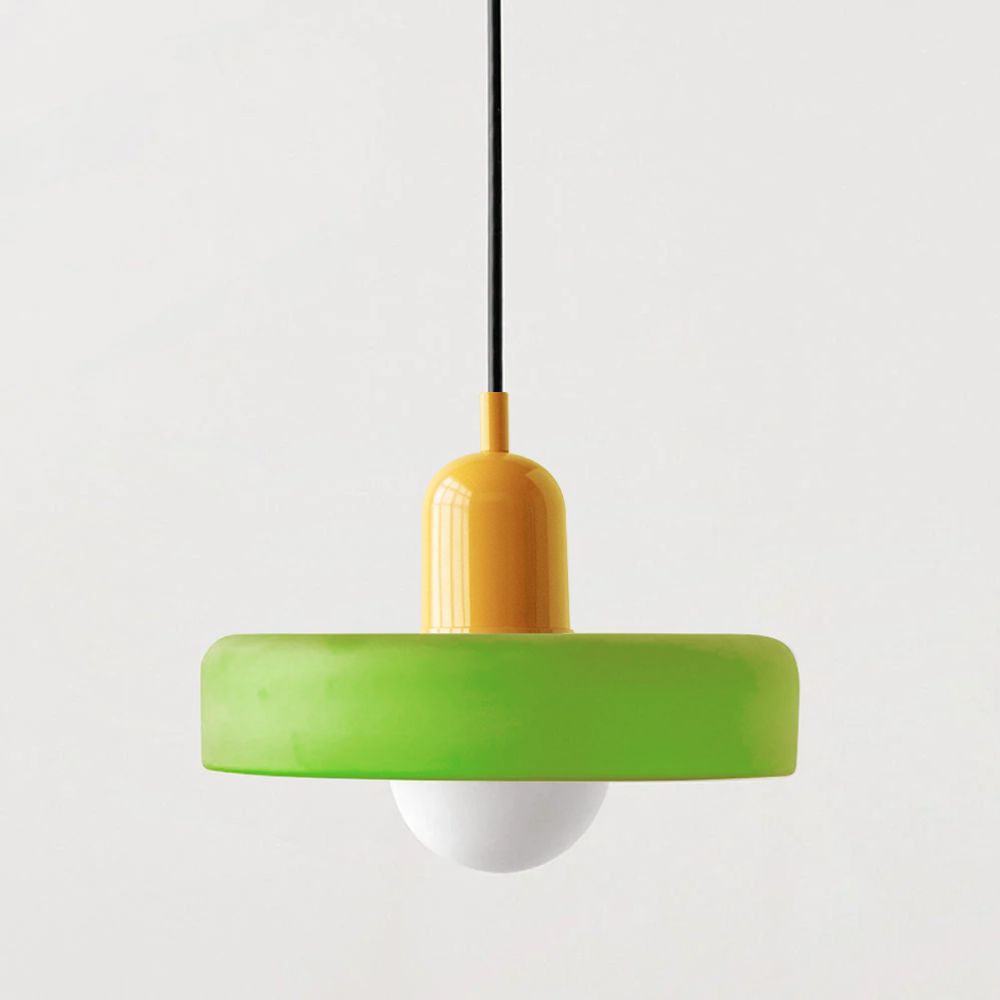Kolorowa szklana lampa wisząca - BauLume | Karnz