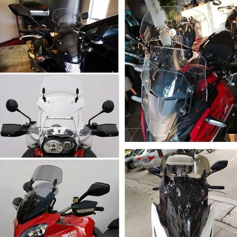 Uniwersalne przedłużenie szyby motocyklowej