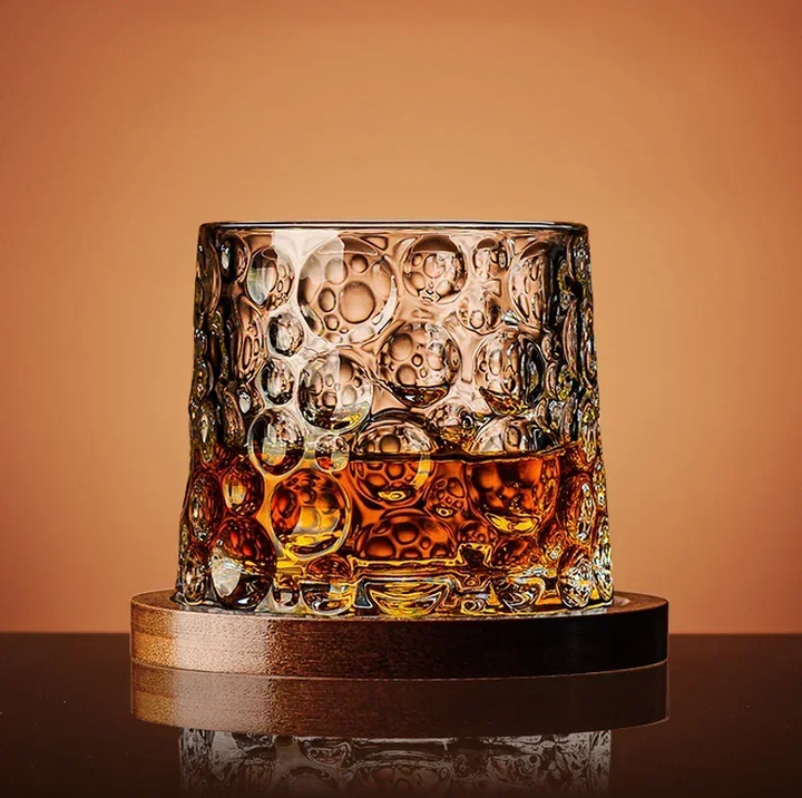 WhiskeySpin - Premium obracająca się szklanka do whisky Karnz
