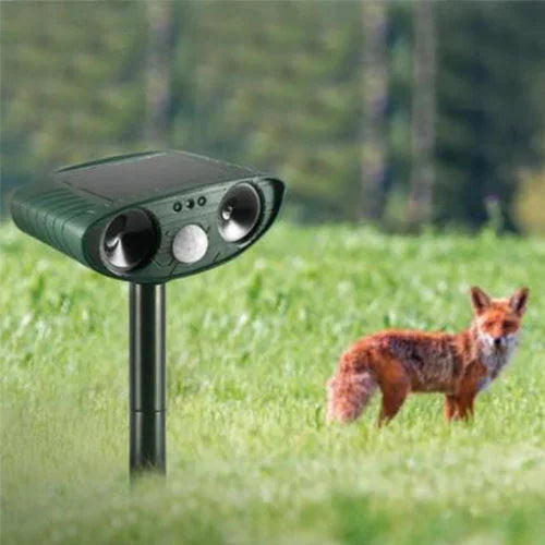 Słoneczny Ultrasonic Odraszacz Zwierząt Infrarot-Czujnik Wodoodporny Odraszacz Zwierząt
