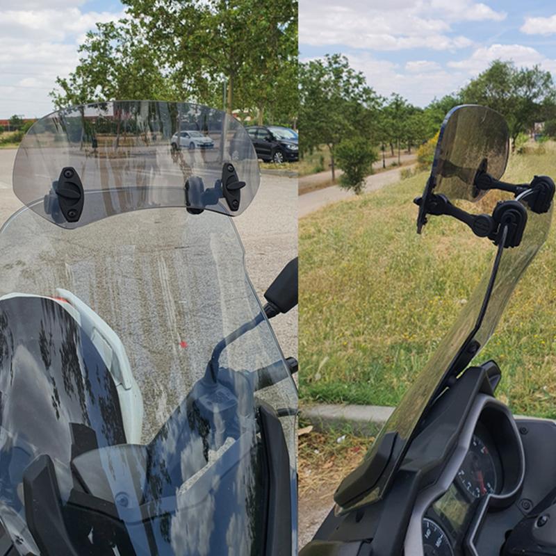 Uniwersalne przedłużenie szyby motocyklowej