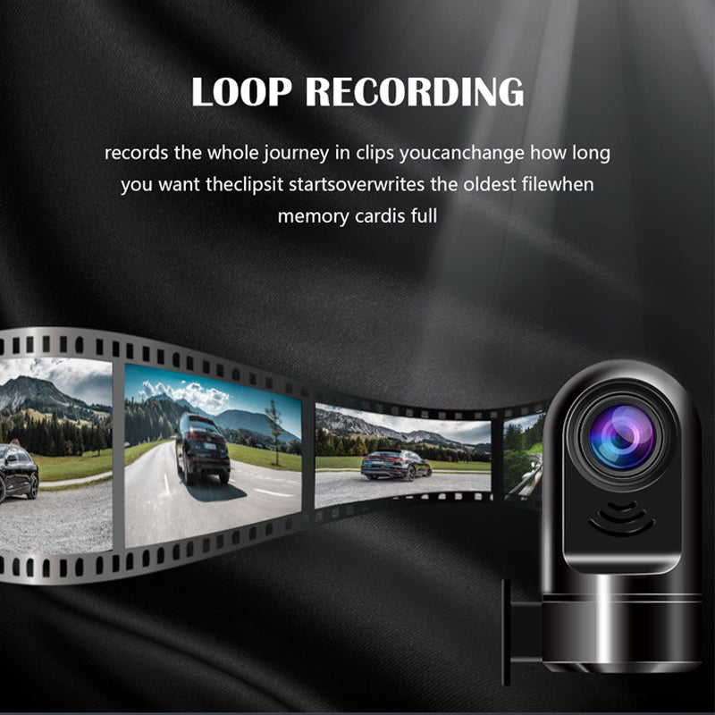 1080P HD Mini ADAS Kamera samochodowa z funkcją obrotu 360°