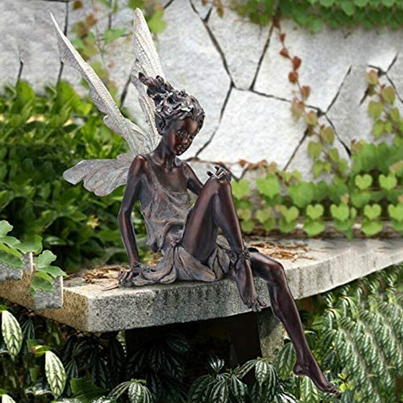 Sandsberg Siedząca Wróżka Ogród Statua