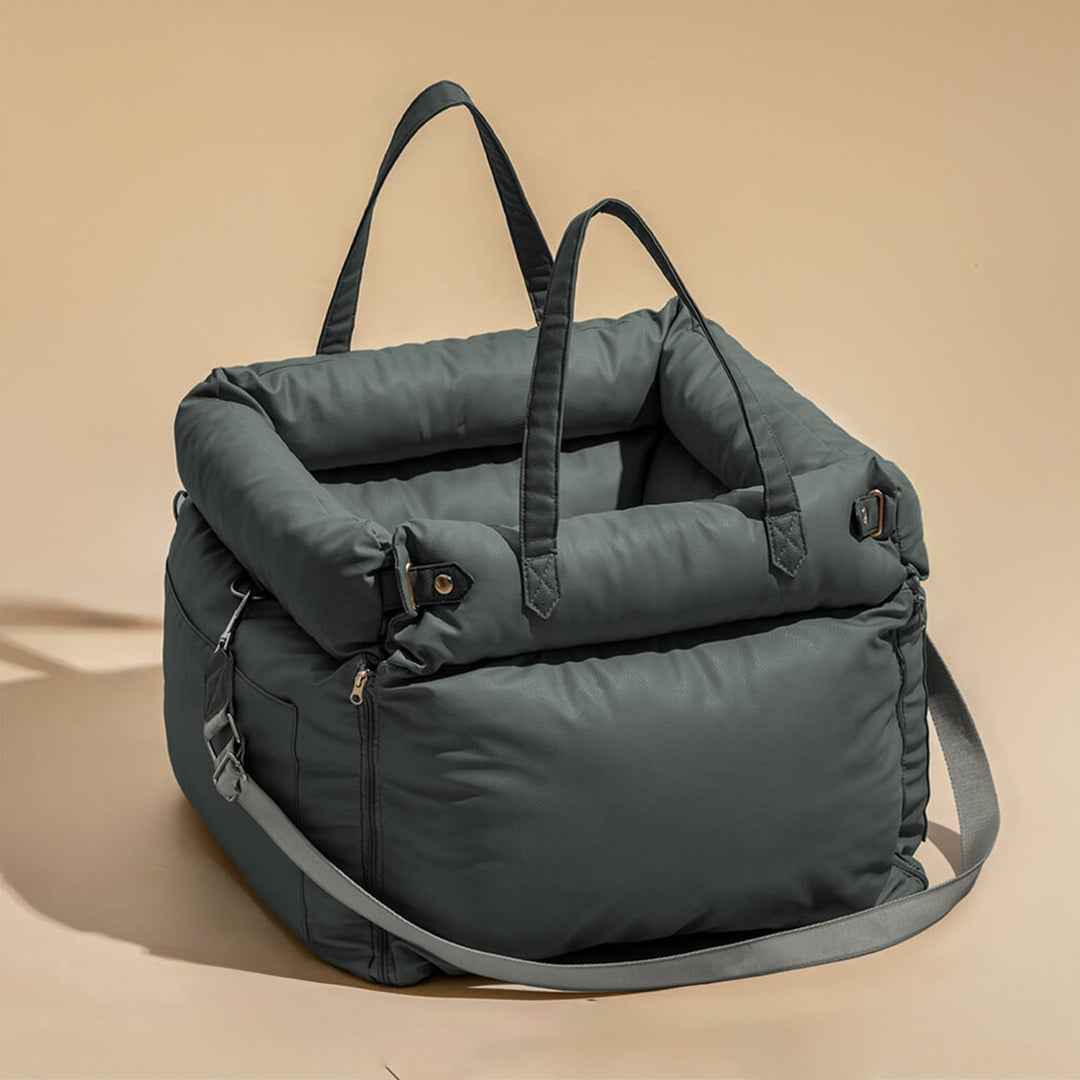 Faux-Leder Hunde Booster Bett – Stylowe, Bezpieczne i Wygodne | Karnz