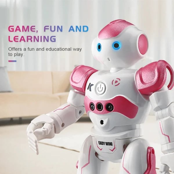 Inteligentna zabawka-robot dla dzieci | ThinkBot Interaktywny robot edukacyjny | Sterowanie gestami | Tańczy i mówi | Ładowalny