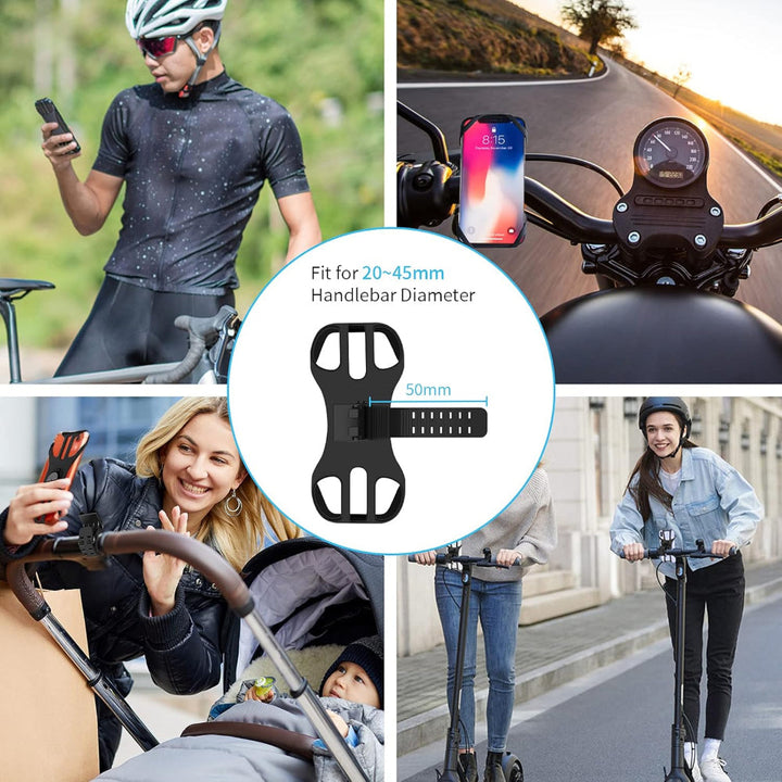 Uchwyt na telefon do roweru 360° obrotowy, odpinany | Karnz