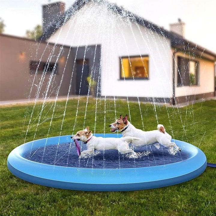 SplashPaws™ | Poduszka z kurtyną wodną dla zwierząt